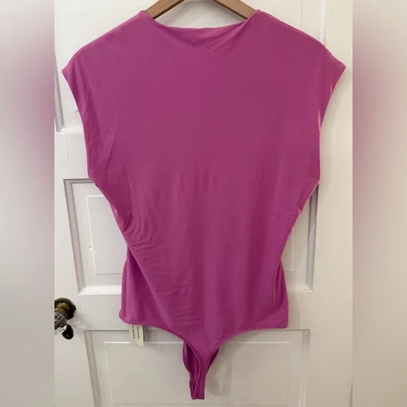 Abercrombie & Fitch X Tia Booth Soft Matte Seamless Grown-On Bodysuit L - Picture 2 of 5